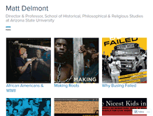 Tablet Screenshot of mattdelmont.com